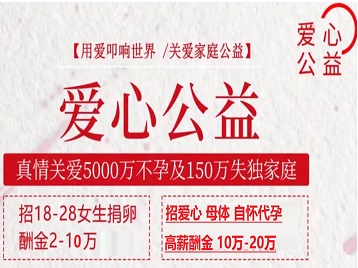 三元捐卵助孕生子 爱心志愿者招募